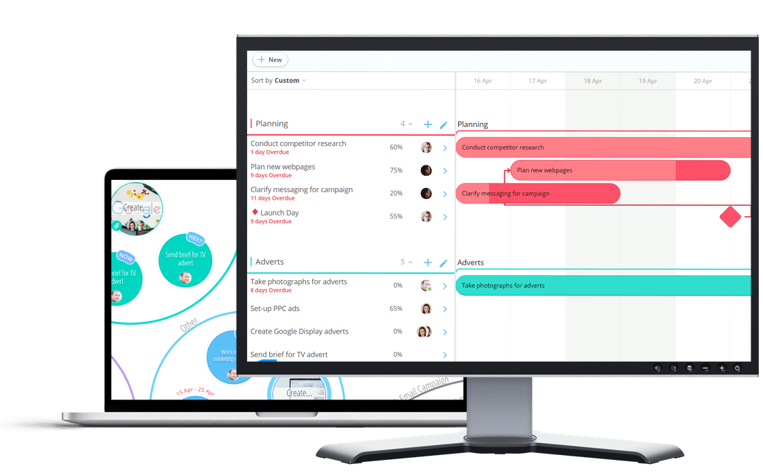 Keep track of project milestones